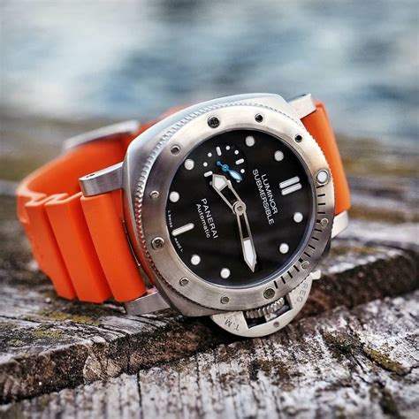 orange strap panerai|Find your strap .